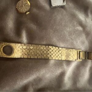 Gold Textured Watch Band